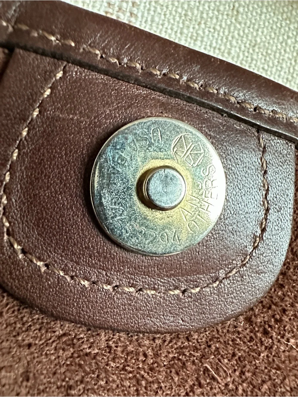Coach Brown Leather Backpack